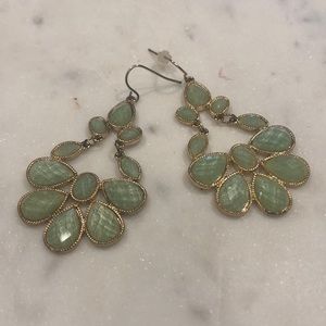 Sea foam green earrings